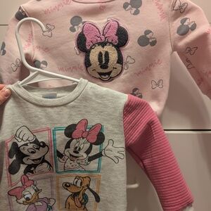 Disney Minnie Soft Pink Pullover - Girls